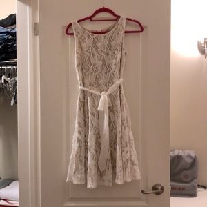 White lace dress- perfect for summer events